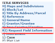 Request Information Services NJ2